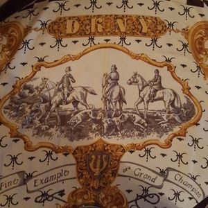 Vintage DKNY 100% Silk Scarf (mint condition)